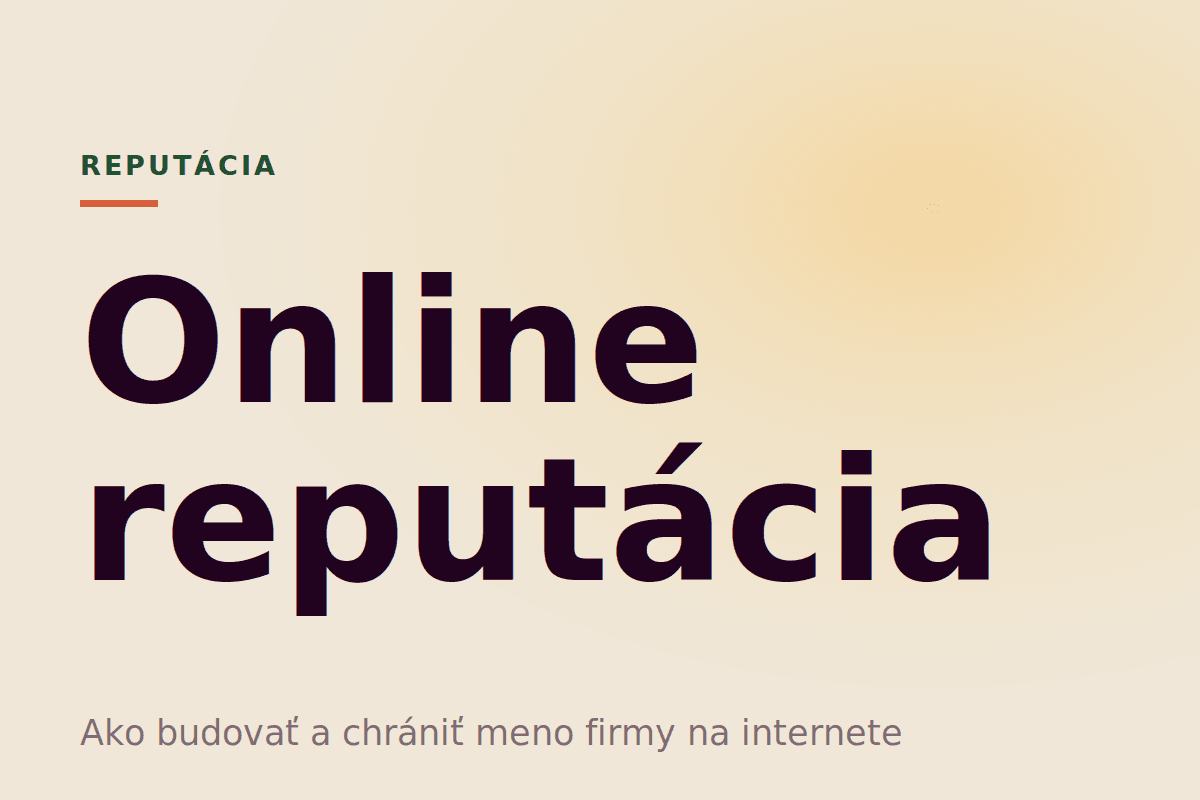 Online reputácia