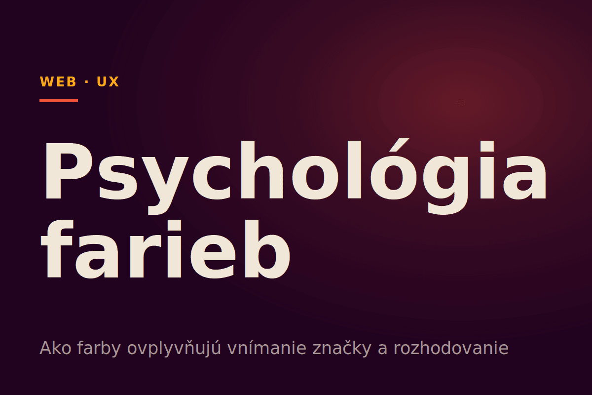 Psychológia farieb v marketingu
