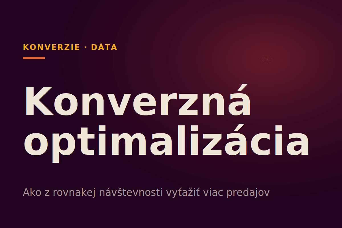 Konverzná optimalizácia (CRO)