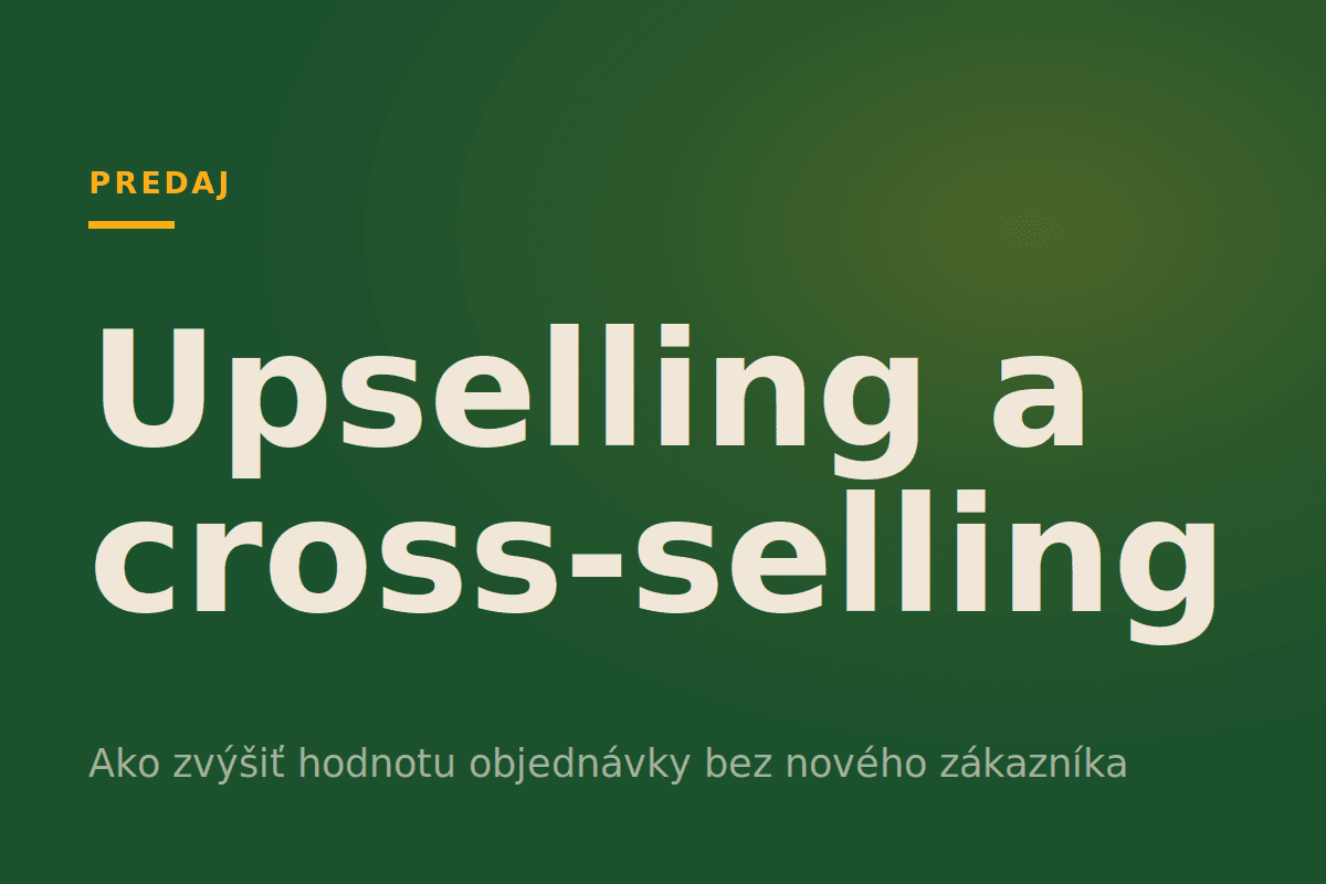 Upselling a cross-selling